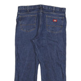 DICKIES Mens Jeans Blue Relaxed Straight Denim Medium W36 L29 Workwear