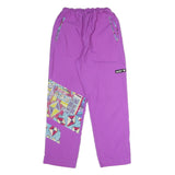 ASTRI Womens Joggers Purple & Multicolour XS W22 L29 Relaxed Straight Polyester