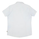 JACK WOLFSKIN Mens White Short Sleeve Shirt L Lightweight Button Casual