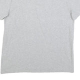 TOMMY HILFIGER Mens Grey V-Neck T-Shirt L Cotton Blend Classic Fit Casual