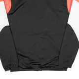 PUMA Mens Black Red & White Sports Track Jacket S Polyester Zip Plain