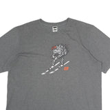 THE NORTH FACE Mens Grey Graphic T-Shirt XL Short Sleeve Crew Neck Cotton Casual