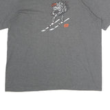 THE NORTH FACE Mens Grey Graphic T-Shirt XL Short Sleeve Crew Neck Cotton Casual