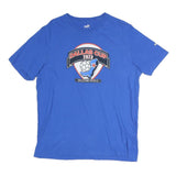 PUMA Mens Blue Dallas Cup 2023 Graphic T-Shirt L Short Sleeve Crew Neck