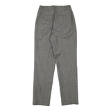 HONMA COLLECTION Womens Regular Grey Polyester Blend Trousers W25 L28 Classic