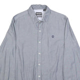 TIMBERLAND Mens Blue Shirt S Cotton Long Sleeve Casual Button-Up