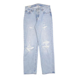 LEVI'S 501 BIG E Womens Jeans Blue Regular Straight Denim Light W32 L32 Classic