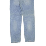 CARHARTT Mens Jeans Blue Regular Straight Denim Light W38 L35 Zip Cotton Blend