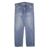 LEVI'S Mens Regular Fit Blue Denim Jeans W36 L31 Classic Cotton Zip