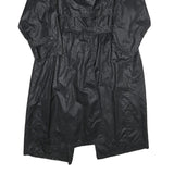 MODE Womens Black Jacket UK 16 Polyamide Button Closure Classic Fit Textured
