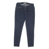 LEVI'S Womens Jeans Blue Regular Skinny Denim Raw W32 L28 Zip Cotton Blend