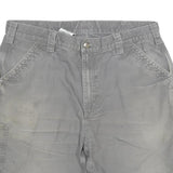 CARHARTT Mens Shorts Grey Cotton Blend Casual 2XL W36 Workwear Utility Pockets