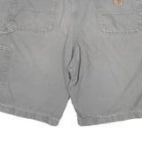 CARHARTT Mens Shorts Grey Cotton Blend Casual 2XL W36 Workwear Utility Pockets