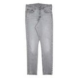 LEVI'S 501S Womens Jeans Grey Slim Skinny Denim Light W29 L30 Classic Button
