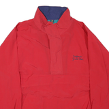 Mens Red California Yacht Club Classic Jacket M Polyester Zip Casual Outdoor