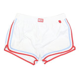 DIESEL Womens White & Red Casual Shorts M W28 Lightweight Design Comfort