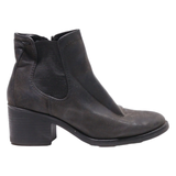 S. OLIVER Ankle Boots Black Leather Womens UK 5