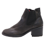 S. OLIVER Ankle Boots Black Leather Womens UK 5
