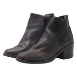 S. OLIVER Ankle Boots Black Leather Womens UK 5