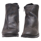 S. OLIVER Ankle Boots Black Leather Womens UK 5