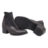 S. OLIVER Ankle Boots Black Leather Womens UK 5