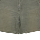 CARHARTT Mens Workwear Cotton Blend Olive Green Casual Shorts L W38