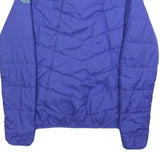 THE NORTH FACE Womens Blue Outdoor Jacket XS Polyester Zip Plain Casual