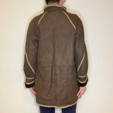 Unbranded Sheepskin Jacket - Large Brown Suede