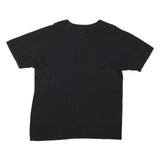 ADIDAS Mens Black Cotton Blend Graphic T-Shirt L Crew Neck Short Sleeve