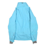 MAMMUT Womens Blue Outdoor Jacket S Polyester Blend Zip Softshell Hiking