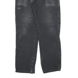 DICKIES Mens Relaxed Black Cotton Blend Denim Jeans W33 L32 Workwear Zip Closure