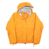HELLY HANSEN Womens Yellow Outdoor Jacket M Polyester Hooded Zip Casual