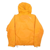 HELLY HANSEN Womens Yellow Outdoor Jacket M Polyester Hooded Zip Casual