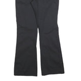 DICKIES Womens Cotton Blend Black Slim Bootcut Trousers W30 L30 Workwear