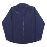 BERGHAUS Womens Blue Fleece Jacket UK 14 Polyester Zip Outdoor Casual Wear