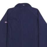 BERGHAUS Womens Blue Fleece Jacket UK 14 Polyester Zip Outdoor Casual Wear