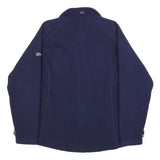 BERGHAUS Womens Blue Fleece Jacket UK 14 Polyester Zip Outdoor Casual Wear