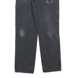 DICKIES Mens Regular Fit Black Denim Cotton Blend Jeans W34 L34 Workwear