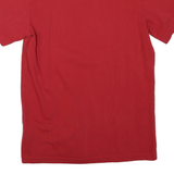 AIR JORDAN Mens Red Graphic T-Shirt S Short Sleeve Crew Neck Sportswear