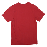 AIR JORDAN Mens Red Graphic T-Shirt S Short Sleeve Crew Neck Sportswear