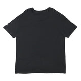 NIKE Mens Black Graphic T-Shirt L Short Sleeve Crew Neck Cotton Blend