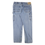 DICKIES Mens Blue Regular Fit Straight Denim Jeans W36 L32 Workwear Zip Closure