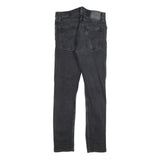 LEVI'S 512 Tapered Mens Jeans Black Slim Tapered Denim W30 L34 Distressed