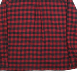 CARHARTT Womens Red & Black Check Shirt 2XL Rugged Flex Button-Down Long Sleeve