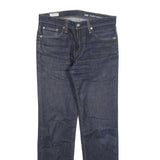 LEVI'S 511 Big E Mens Slim Jeans Denim Dark W30 L32 Classic Zip Cotton Blend