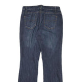 DKNY Womens Blue Regular Fit Straight Denim Jeans W31 L32 Cotton Blend Zip