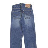LEVI'S 501 Mens Blue Regular Straight Denim Medium W29 L30 Classic Cotton Blend