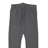 CALVIN KLEIN JEANS Mens Regular Fit Grey Cotton Blend Trousers W32 L27 Casual
