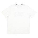 FILA Womens White Graphic T-Shirt S Short Sleeve Crew Neck Cotton Blend