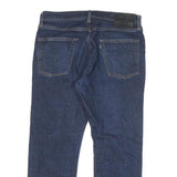 LEVI'S 502 Mens Jeans Blue Regular Straight Denim Raw W33 L25 Classic Zip Cotton